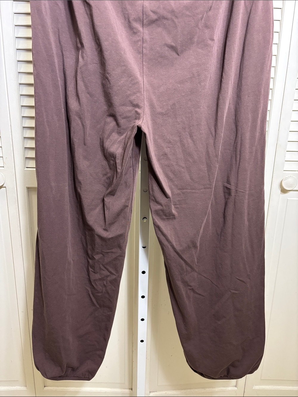 Gudrun Sjöden Bubble-Leg Brown Lagnelook Stretch Organic Cotton Pants XL - Picture 10 of 12